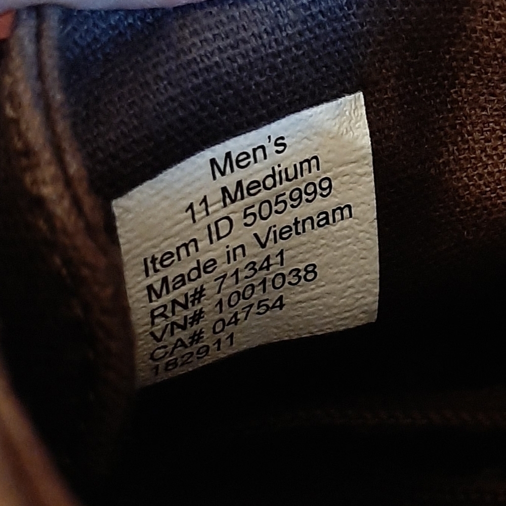 LL Bean Campside 2 Eye Canvas Sneakers Men's 11 Brown Boat Shoes Casual Gorpcore - Picture 7 of 8
